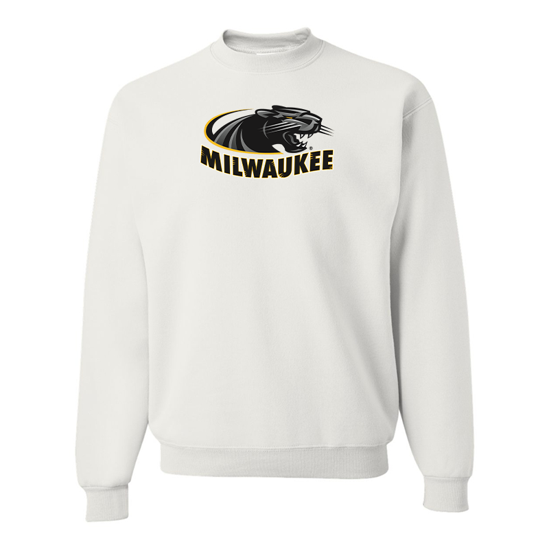 Men's Wisconsin Milwaukee Panthers JERZEES NuBlend Crewneck Sweatshirt